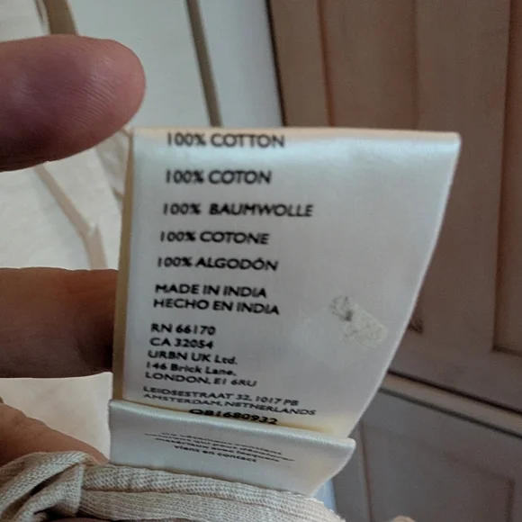 We The Free People Tank Top Swing Babydoll Peasant Boho - size L - Picture 5 of 6